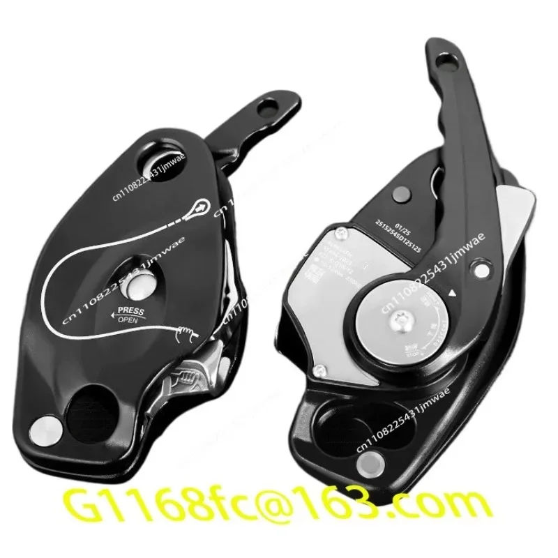 Suitable for Outdoor Climbing Descender, Anti-panic Cam Manual Descender, Quick Descent Aerial Work