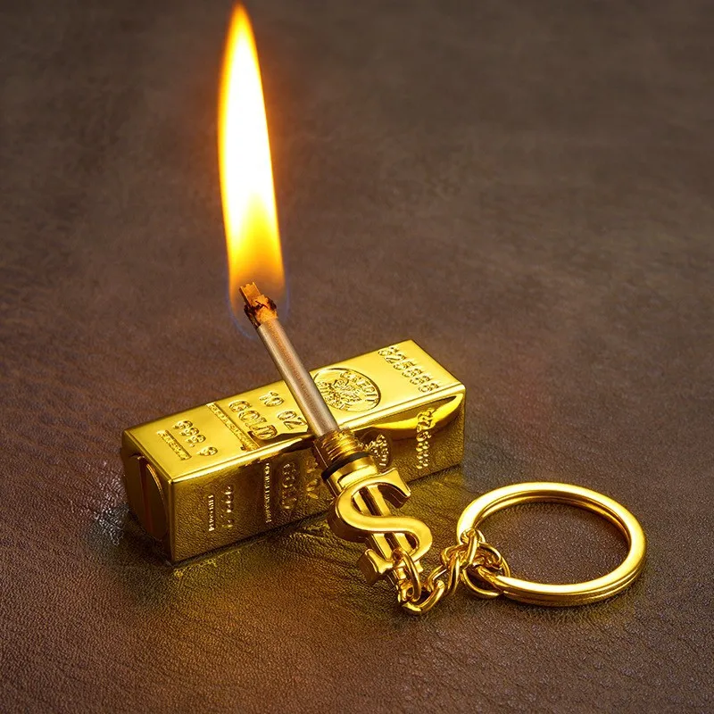 Portable Retro Waterproof Lighter, Metal Keychain Match Lighter,  Emergency Survival Equipment Lighter Barbecue Camping Gifts - Image 3