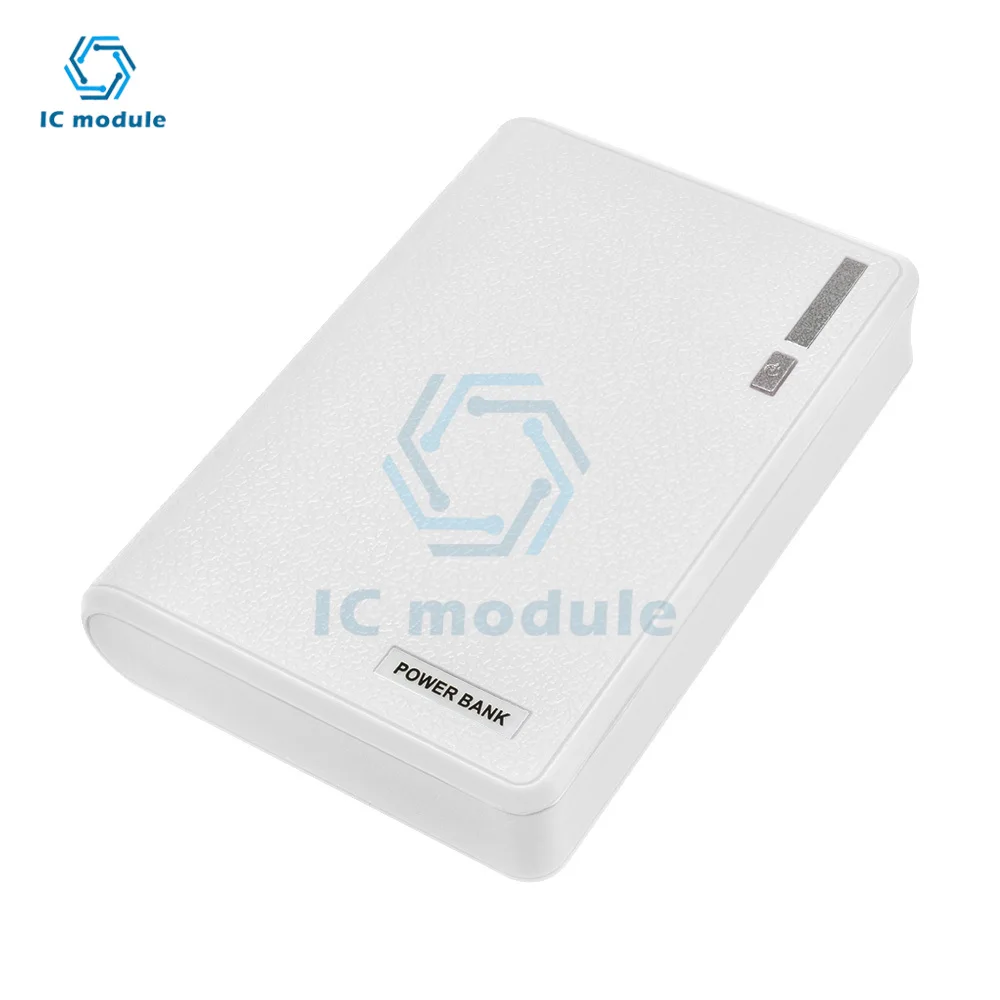 USB 4*18650 Power Bank opakowanie na baterie do ładowarka do telefonu komórkowego DIY powłoki 18650 przechowywanie baterii pojemnik do