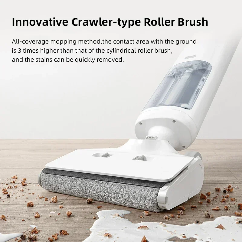 

Беспроводной пылесос XIAOMI MIJIA B302CN, ручной самоочищающийся домашний скруббер для влажной и сухой уборки, умная машина для мытья полов