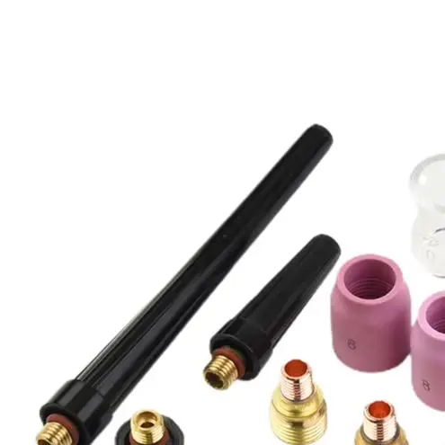 40pcs For Tig Welding For Torch Collet Gas Lens Cup Kit For WP-9 20 25 For Lincoln For Miller Ceramic Nozzle Heat Resistant