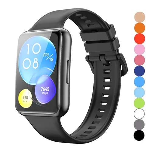 Correa de silicona para reloj Huawei FIT 2, accesorios de repuesto para pulsera inteligente, Correa de reloj Huawei fit2