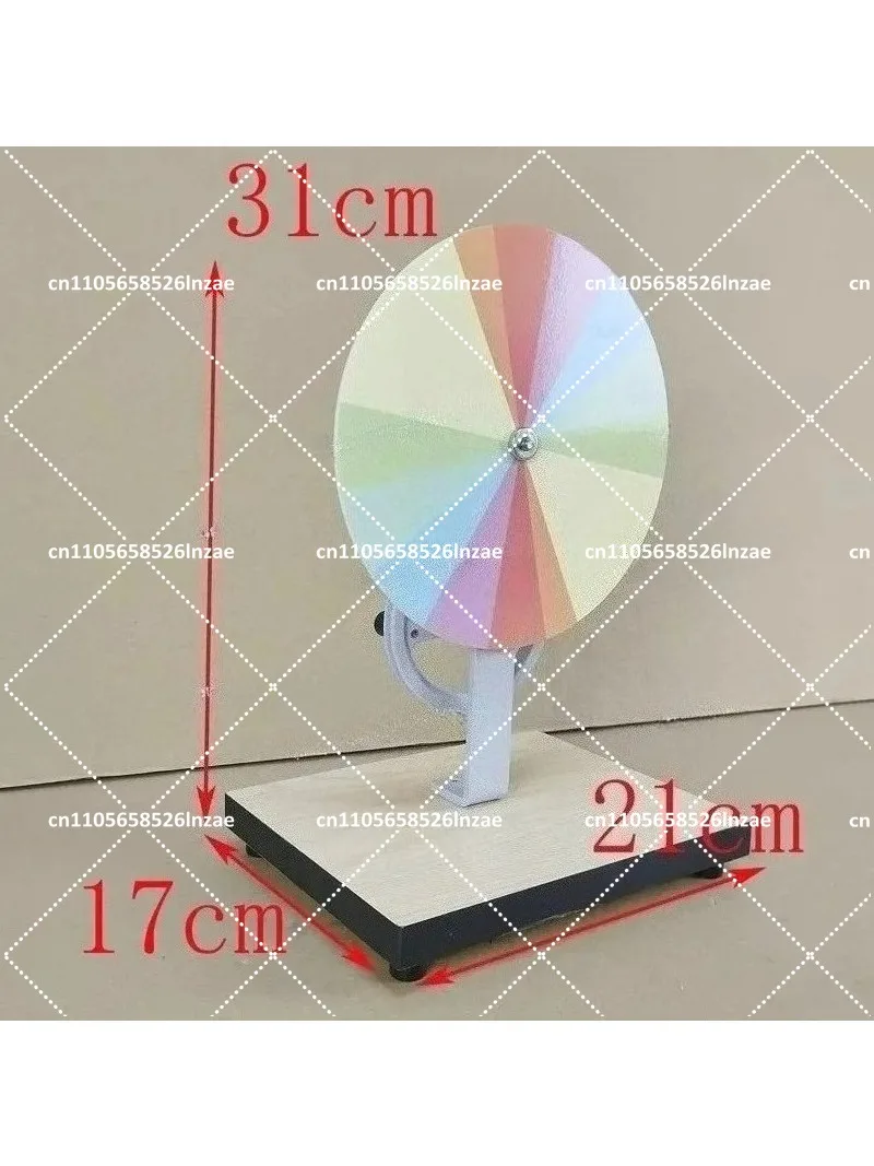 Hand-Cranked Newton's Seven-Color Disc - Physics Light Synthesis Teaching Tool for Student Experiments