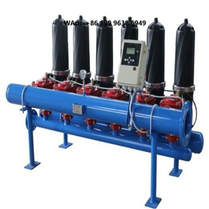 Special Irrigation Water PLC-Controlled Automatic Backwash Sand Filter Farm Agricultural Treatment Disk Filter 1 Year Warranty