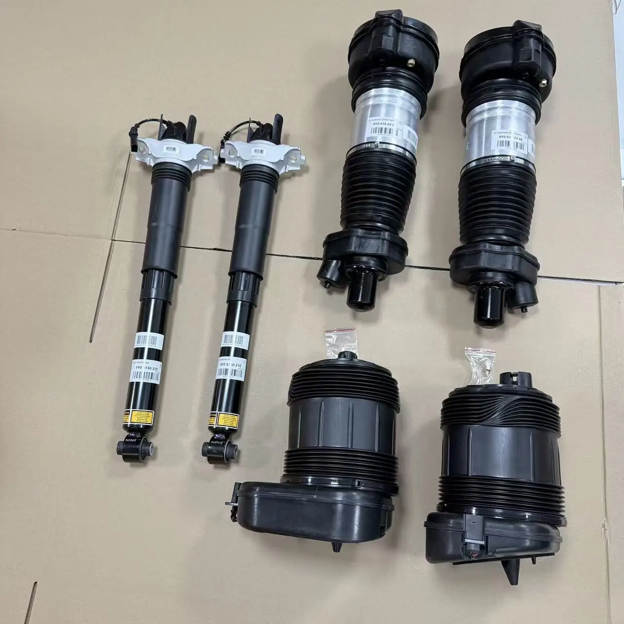 Tenge 1SET Shock Absorber for Porsche Cayenne Touareg 9Y0 9YA Turbo S Hybrid 18-23  Air Suspension Kits Strut 9Y0616039B