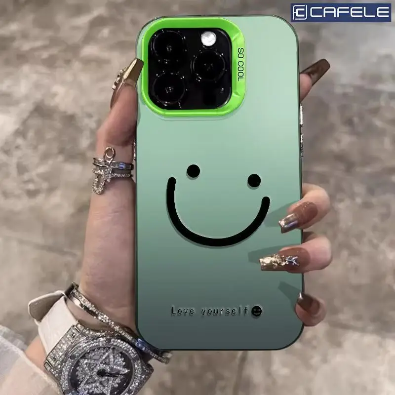 Funda para Samsung Galaxy S26 S25 S24 S23 Ultra S22 Plus S21 FE, Color Plateado, Diseño de Sonrisa, para A57 A37 A17 A56 A55 A25