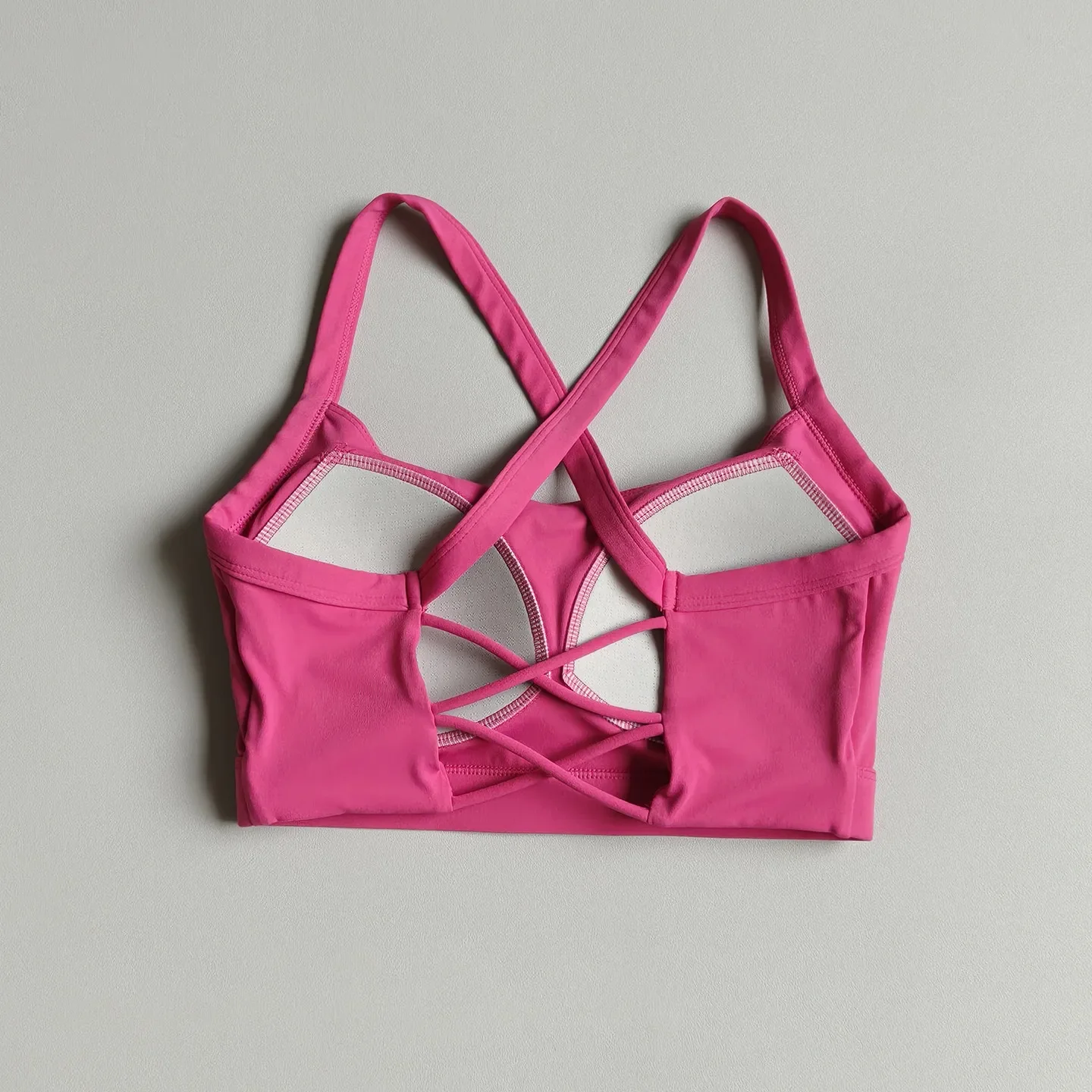 Shock-proof Yoga Vest with Chest Pads Quick-drying Sports Sling for Push-up Pilates Running Fitness Secondary Breast Reduction