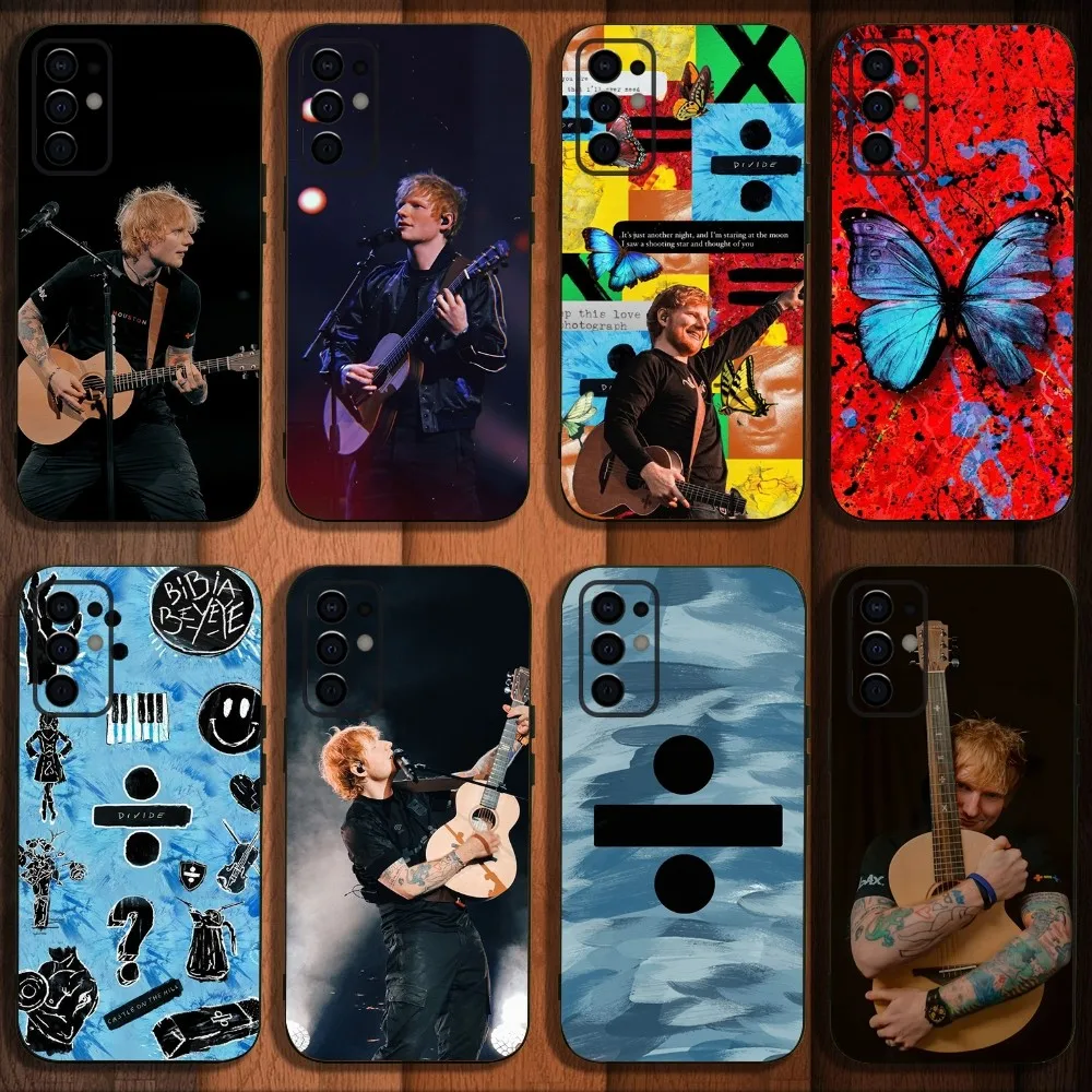 Ed Sheeran Singer Phone Case For Samsung S24,S21,S22,S23,S30,Ultra,S20,Plus,Fe,Lite,Note,10,9,5G Black Soft Cover