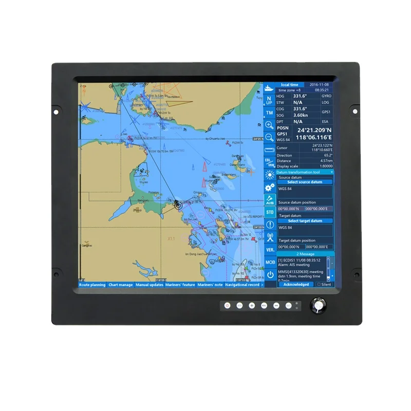 

Marine Electronics Navigator XINUO GN-150 Series GN1512 12.1" GPS Chart Plotter TFT LCD Monitor High Precise Positioning CE IMO
