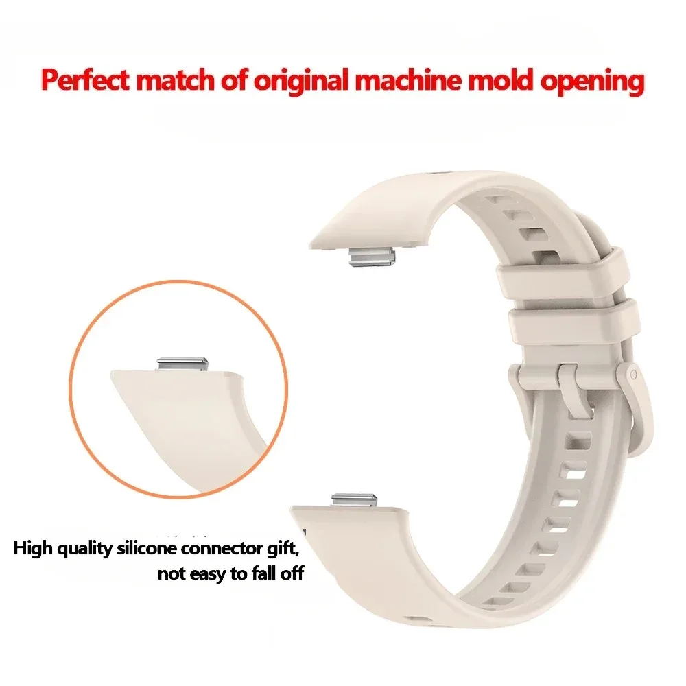 Sports Silicone Strap for Huawei Watch Fit 3/4/4 Pro Smartwatch Colorful Buckle Wristband for Huawei Watch Fit 4 Pro Accessories