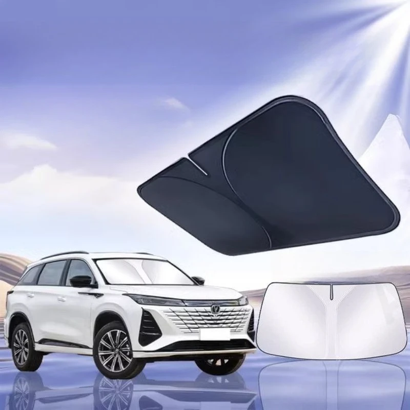 

Солнцезащитный экран для лобового стекла Changan CS75 Plus, блокирующий УФ-лучи, отражатель, накидка на окно, складной зонт-парасоль, подарок, 1 шт.