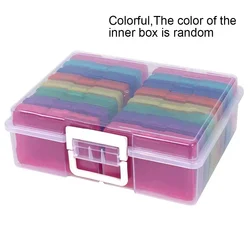 PP Photo Storage Box Organizer With Indoor Containers For Office Stamp Cards Holder Photo Picture Storage Containers Box