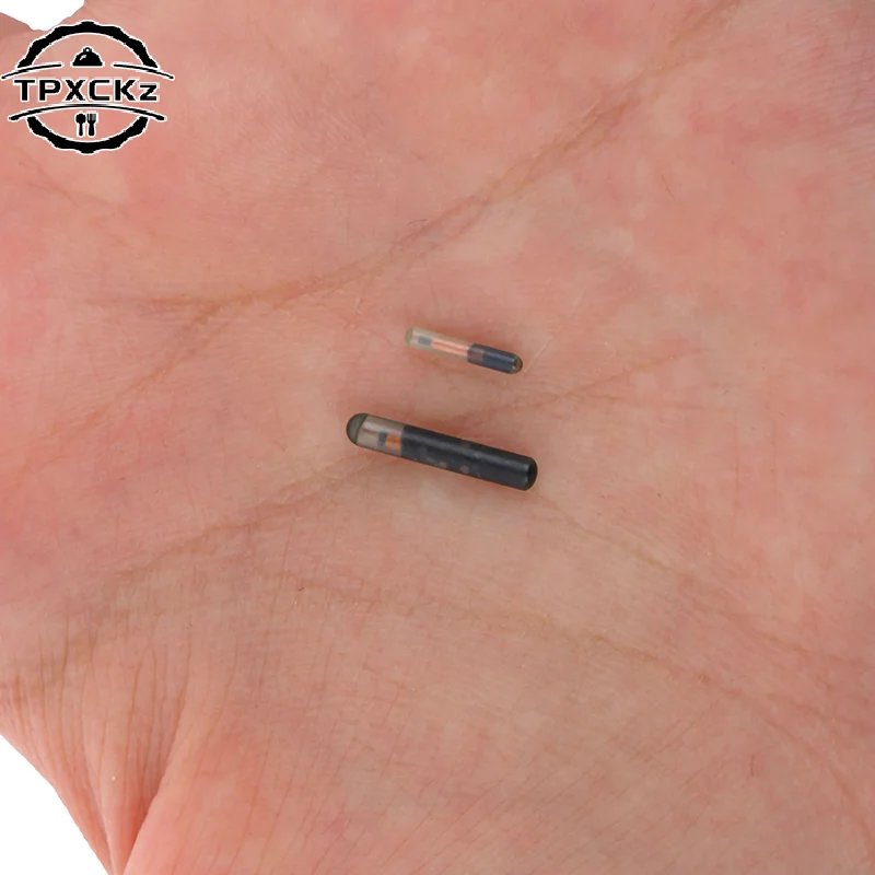 125KHZ/134.2KHZ 2.12*12mm/1.25*7mm Microchip Animal RFID Tag With EM4305 Chip ISO11784/5 FDX-B For Fish Dog Cat Idetification