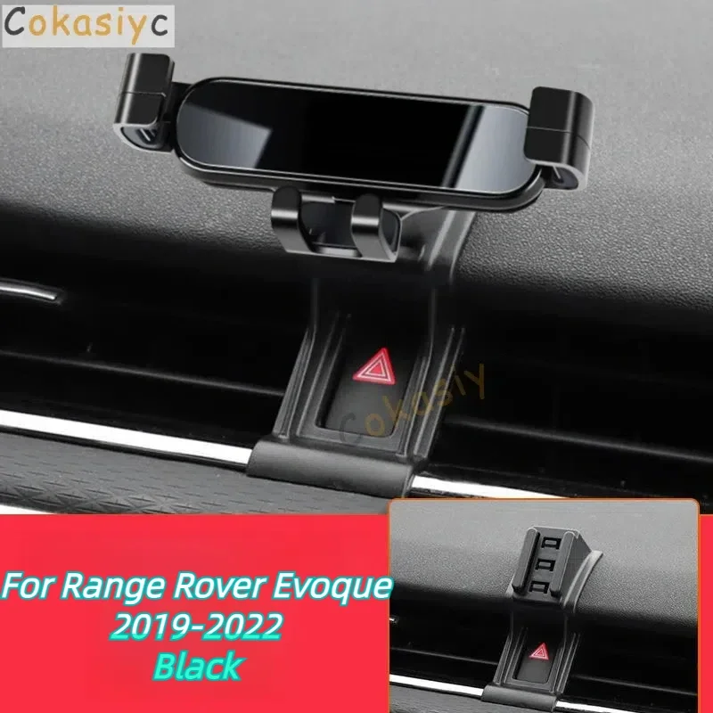 

Car Mobile Phone Holder For Range Rover Evoque 2022 - 2019 Mounts Bracket GPS Stand Rotatable Support Accessories 3 Colors