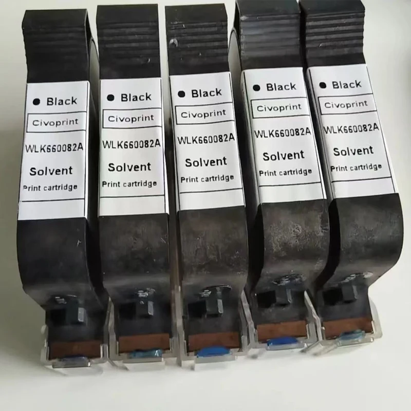 Compatible WLK660082A Global Solvent (TIJ) Ink Cartridge for Videojet 8510 8520 Wolke M600 M610  Industrial Inkjet