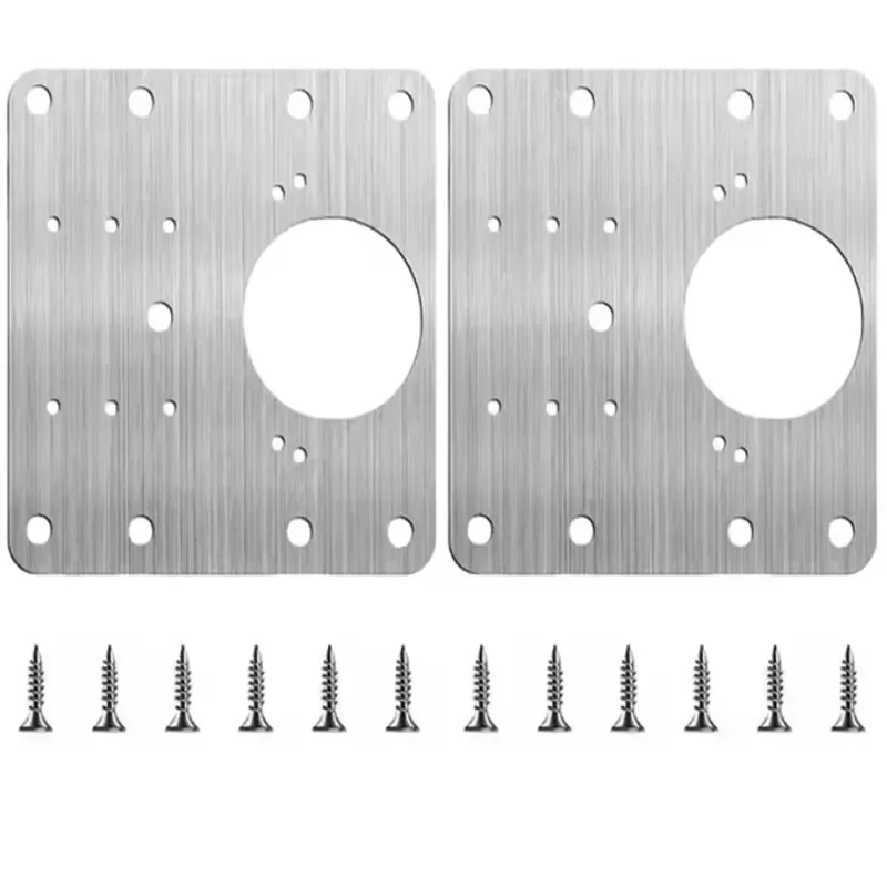 Door Hinge Mounting Plate With Holes For mobb last WICK'D Reviv'D Monarchy Imobb 2 Inner Switch Plate Set panels Doors Furniture