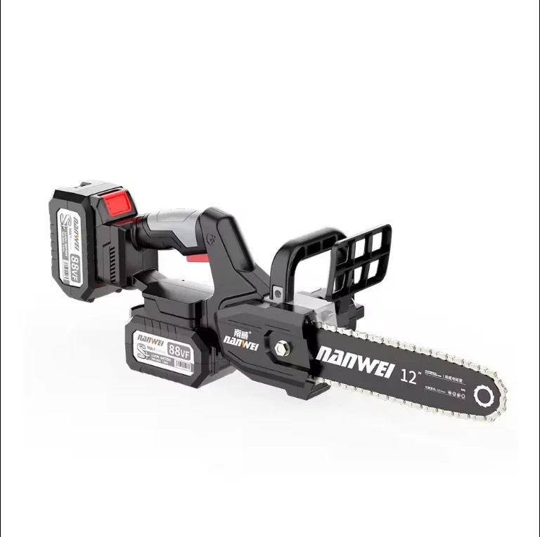 NANWEI Hot Sale 12 inch  Portable wireless chain saws with Lithium battery professional Electric