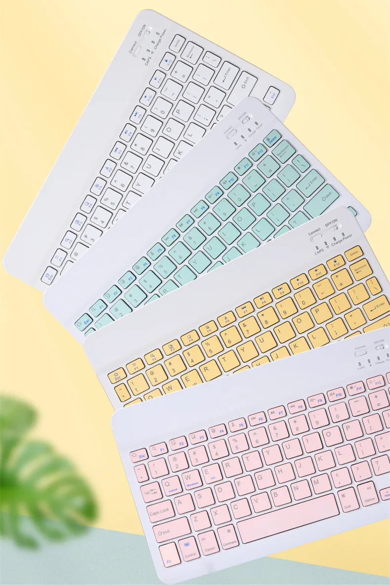 10 pollici Per iPad Pro 11 Tastiera e mouse wireless Bluetooth Russo Coreano Ebraico Spagnolo Per Android IOS Windows Phone Tablet