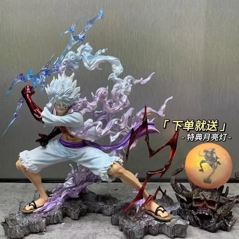 

Piece Gk Five Level Sun God Thunderbolt Nica Form Luffy Belt Special Anime Handheld Ornament Statue Anime Periphery Boy Gift