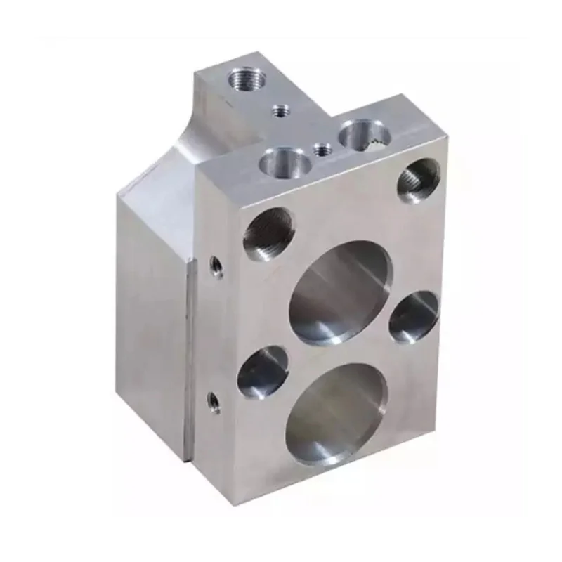 CNC Fluid Control Block Aluminum Valve Custom Port High Pressure Hydraulic Assembly ISO 9001 CNC Service