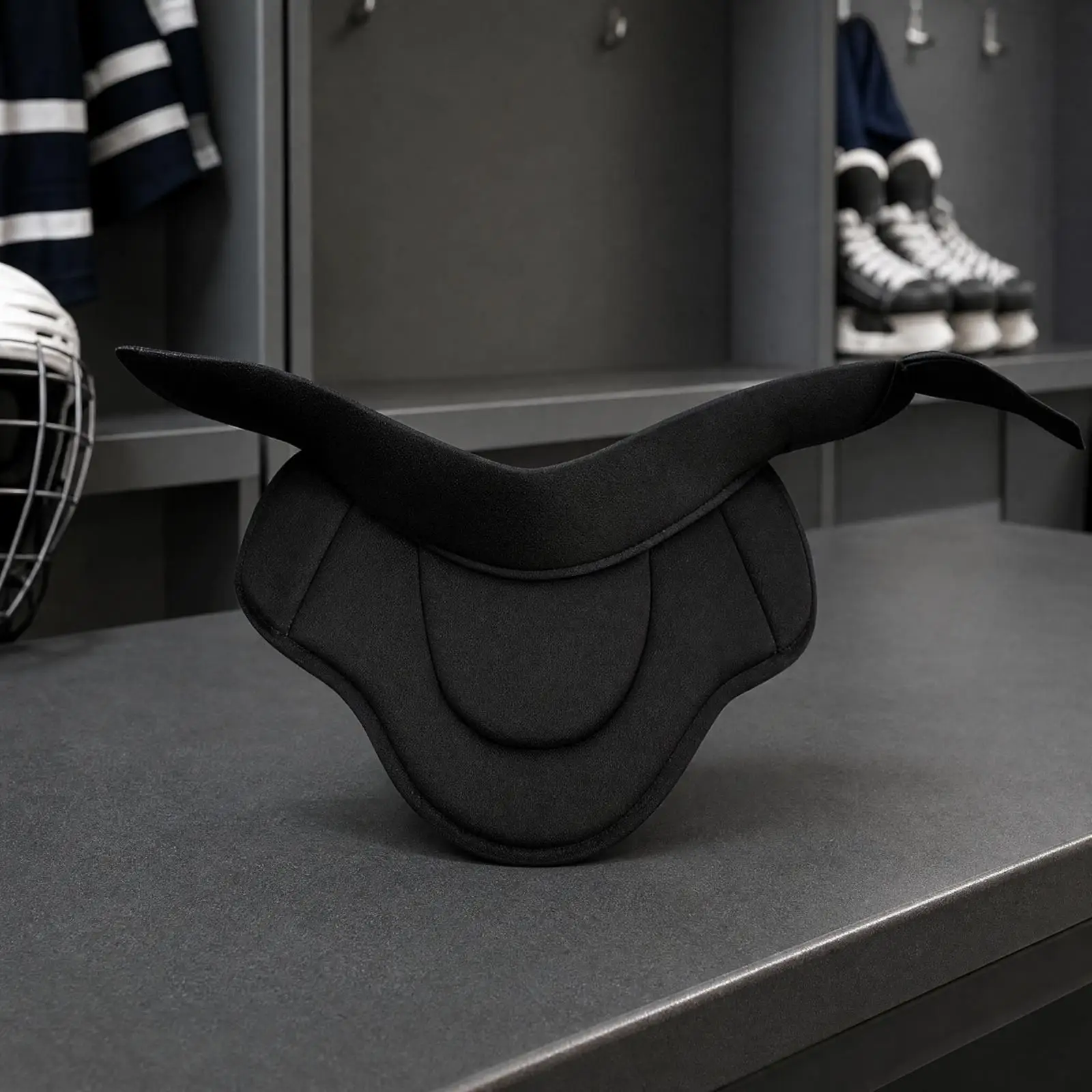 ice-hockey-neck-guard-nylon-adjustable-throat-shield-for-men-women-upper-chest-coverage