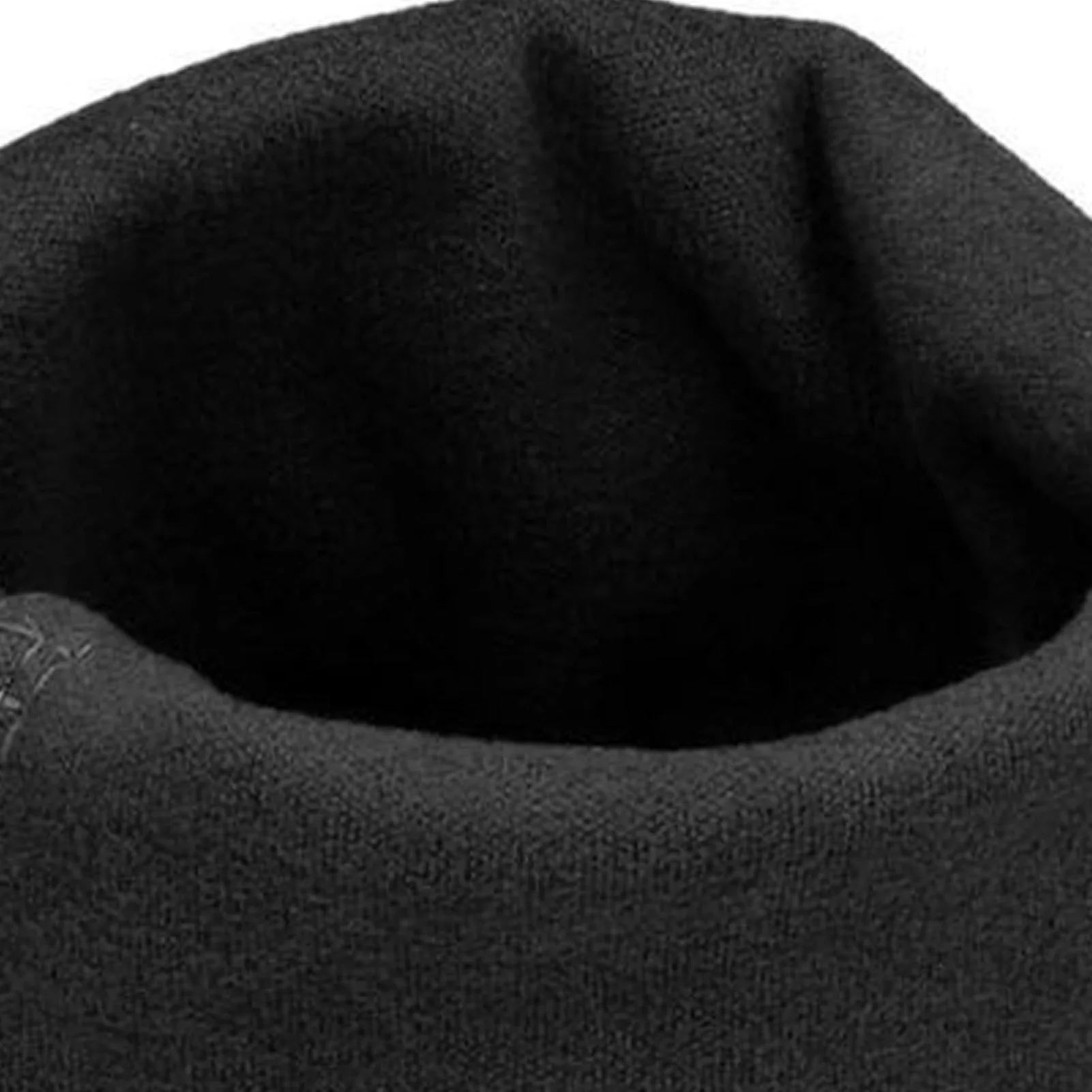 Dog Quiet Ear Cover Black Pet Noise Protection Calming Ear Muffs Anxiety Relief Warm Soft Snood