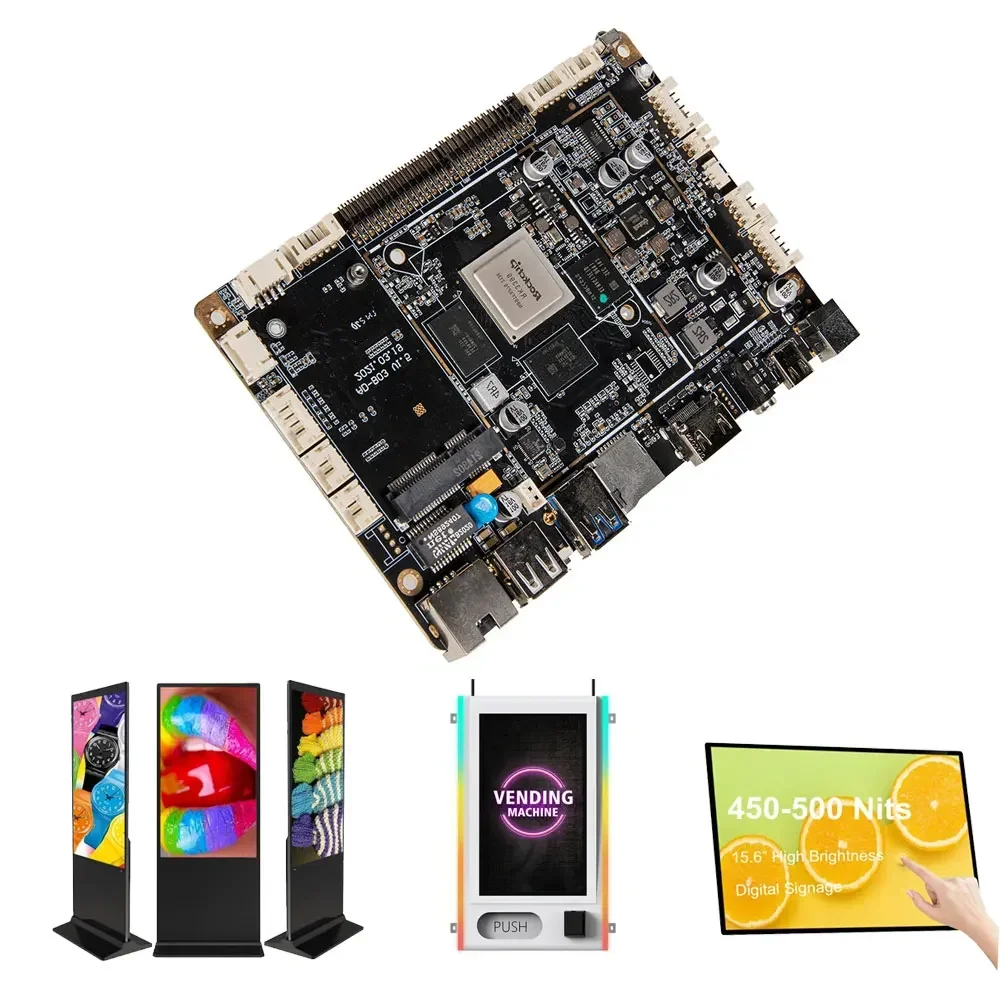 Nuovo Smart Board Android RK3399 incorporato per la scheda di segnaletica digitale della distributore automatico Schede madri Android Sbc Rockchip Media Player