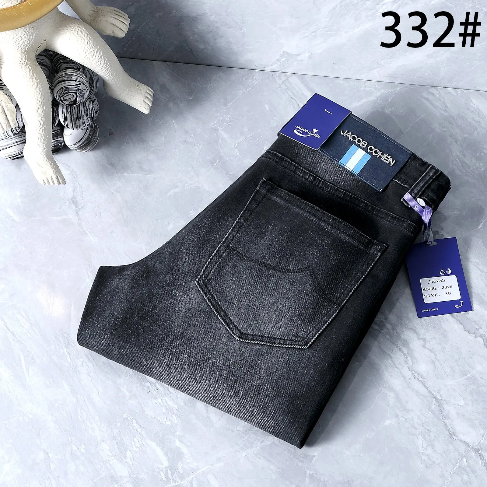 BLLIYOSS 2026 FW New Light Luxury Classic Casual Pants Lightweight Jeans Men Fashion Straight Leg pants Old Money size: 29-40