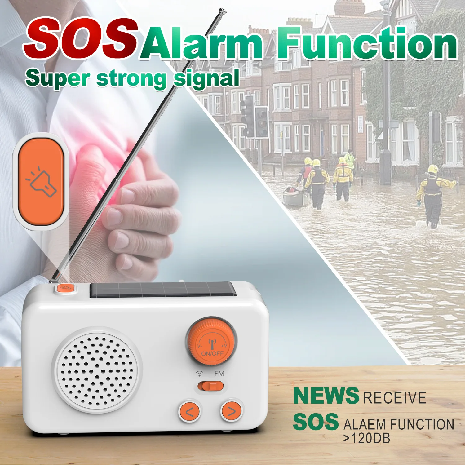 Миниатюрное портативное FM-рад – обзор и цена Emergency Radio Solar