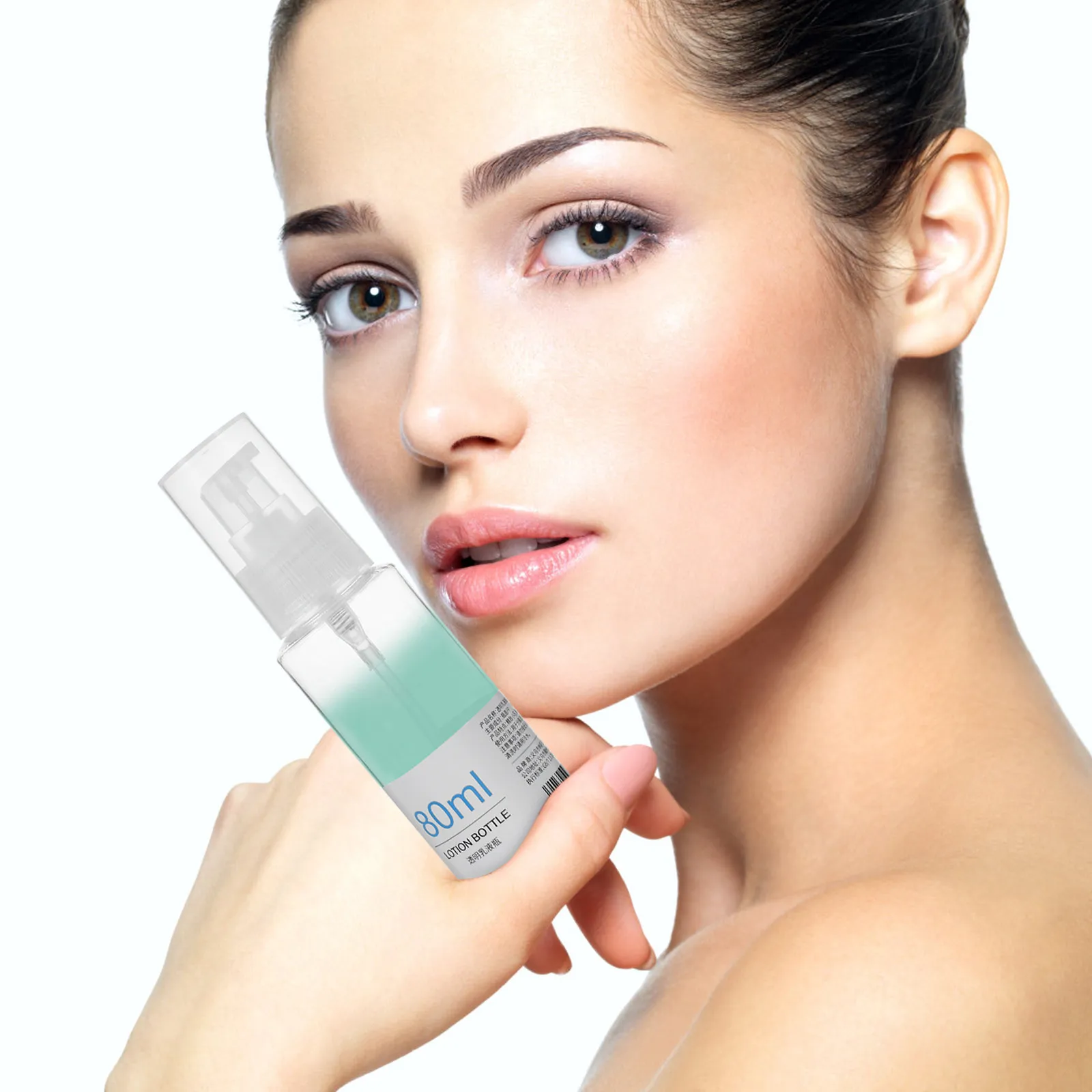 

Набор из 80 мл пустых пластиковых флаконов-диспенсеров с помпой для путешествий, для лосьонов, сывороток и тональных средств, удобно брать с собой