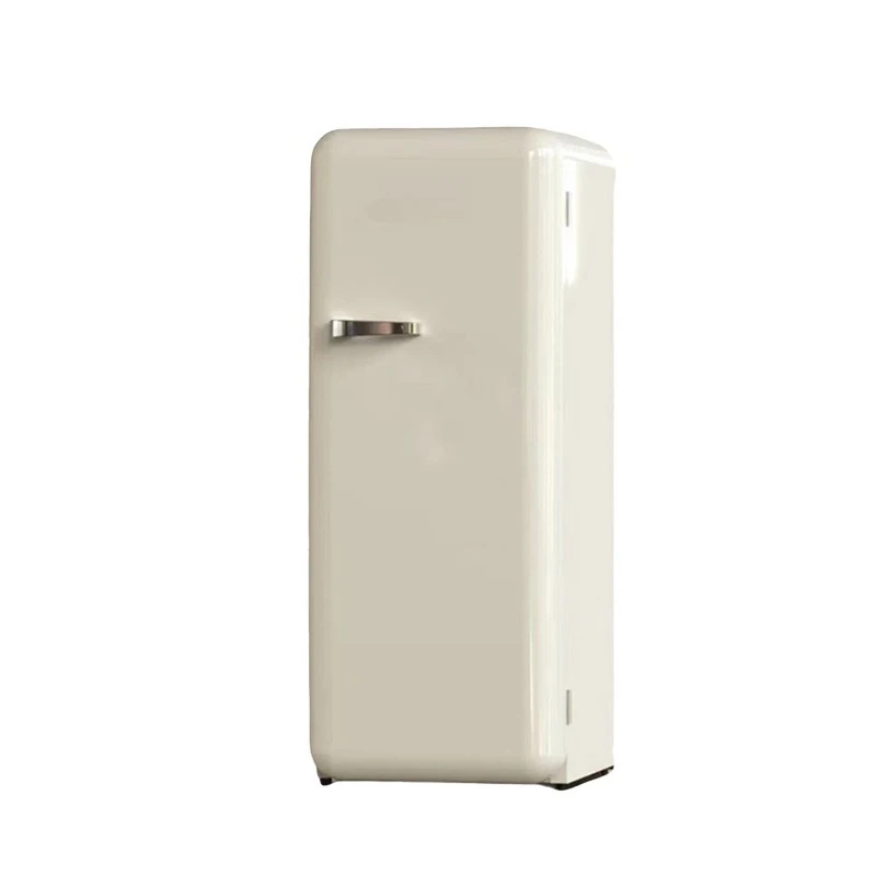 

Retro refrigerator Home refrigerator Single door freezing and refrigeration Air-cooled large-capacity refrigerator