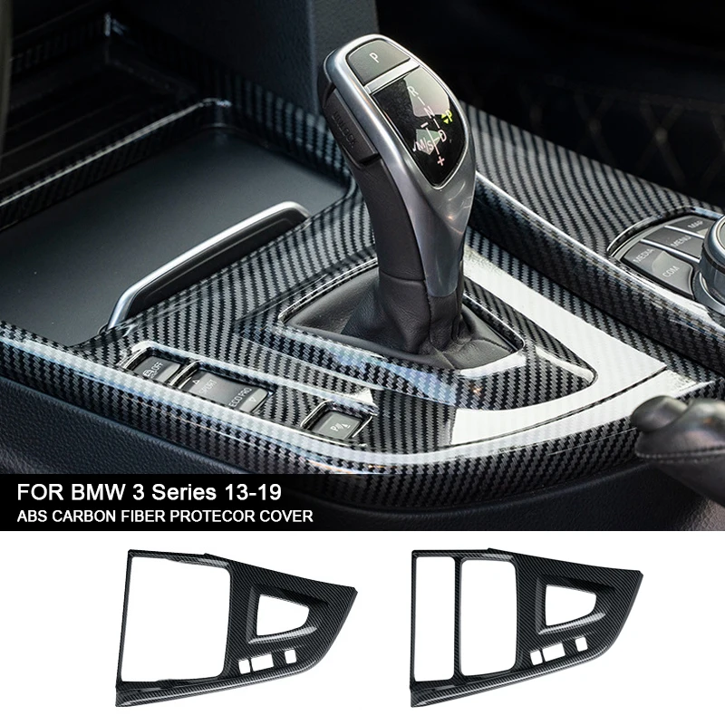 

Для BMW 3 4 серии 3GT F34 F30 F31 F32 F35 2013-2019 320i ABS текстура углеродного волокна мультимедийная панель центральные наклейки переключения передач