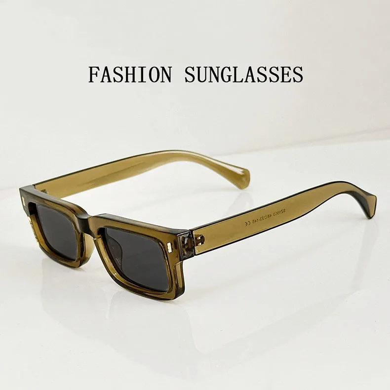 Mode Sonnenbrillen Für Männer Vintage Gläser Retro Quadrat Sonnenbrille Frauen Trendy Und Modische Gafas De Sol Hombre Zonnebril – Detail 7