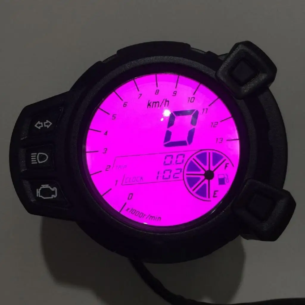 12V Motorcycle   LCD Digital Display Screen