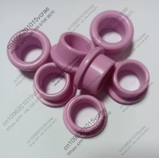 10pcs over coil porcelain eye small outer diameter 21.8*total height 14*inner hole 16 threading holes