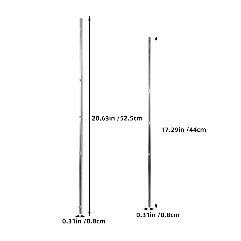 4개입 축구 기계 풋볼 막대 철제 교체 핸들 테이블 축구 게임 막대 액세서리 풋볼 막대 테이블 축구