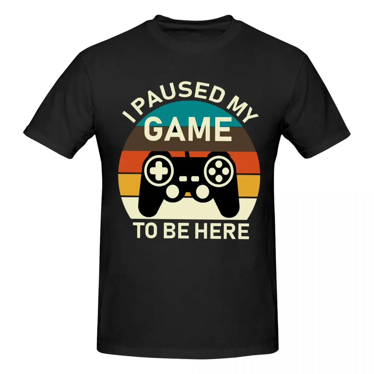 I Paused My Game To Be Here T Shirts Graphic Y2K Idea Customized T-Shirts For Men Women Tops