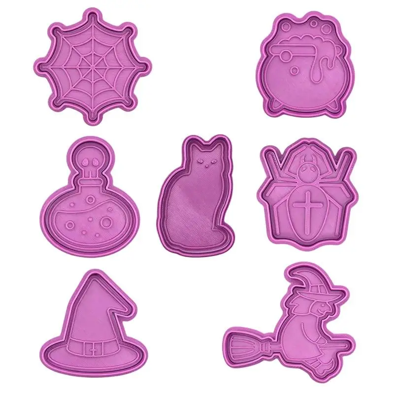 Halloween Baking Molds Magic Potion Bottle Cookie Cutters With Spooky Shapes Perfect For DIY Crafts Baking Halloween Decor