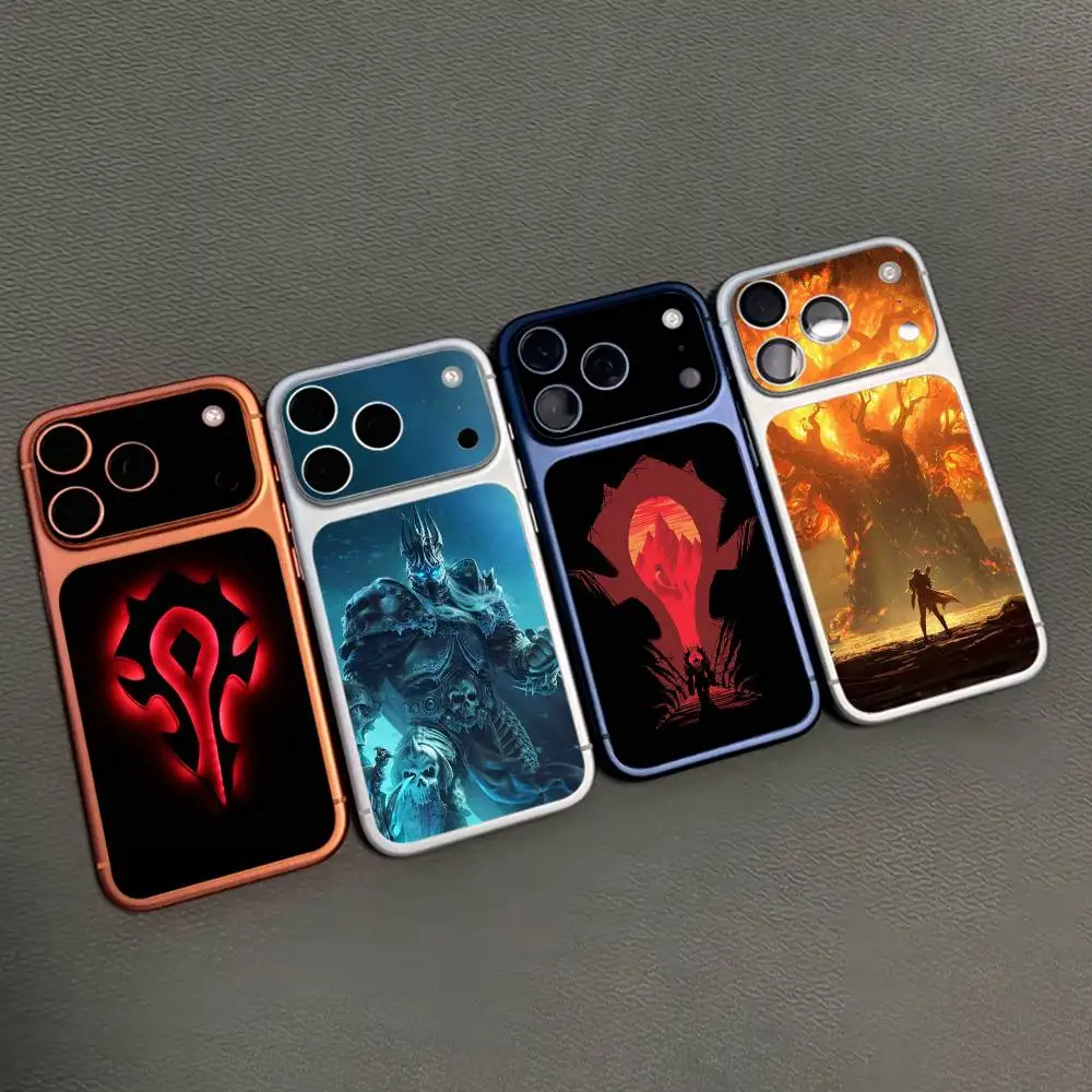 Защитная 3D-пленка W-World Of W-Warcraft для iPhone 17 Pro Max/17 Pro, полноцветная, на весь корпус