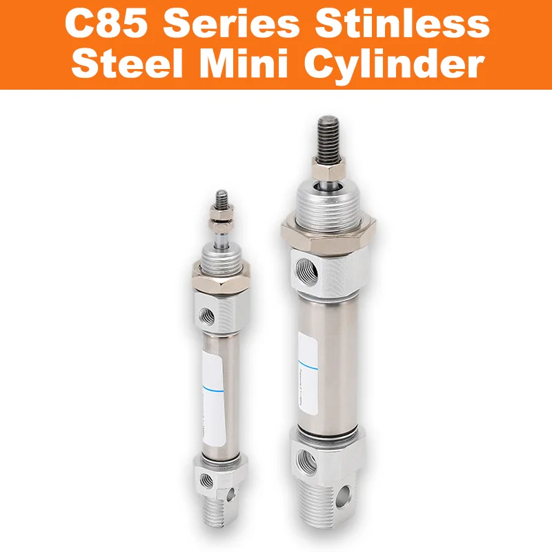 C85 Series ISO Standard Pneumatic Cylinder Double Acting Single Rod CD85N Bore 8 10 12 16 20 25mm Stroke 10-200mm