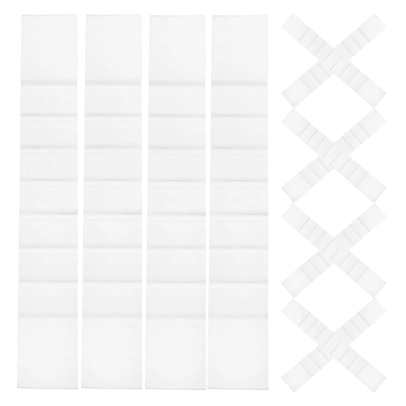

50pcs Non-slip Hanger Strips 1.0Wide Silicone Grip Adhesive Tape Wardrobe Anti-skid Parts Clothes Hanger