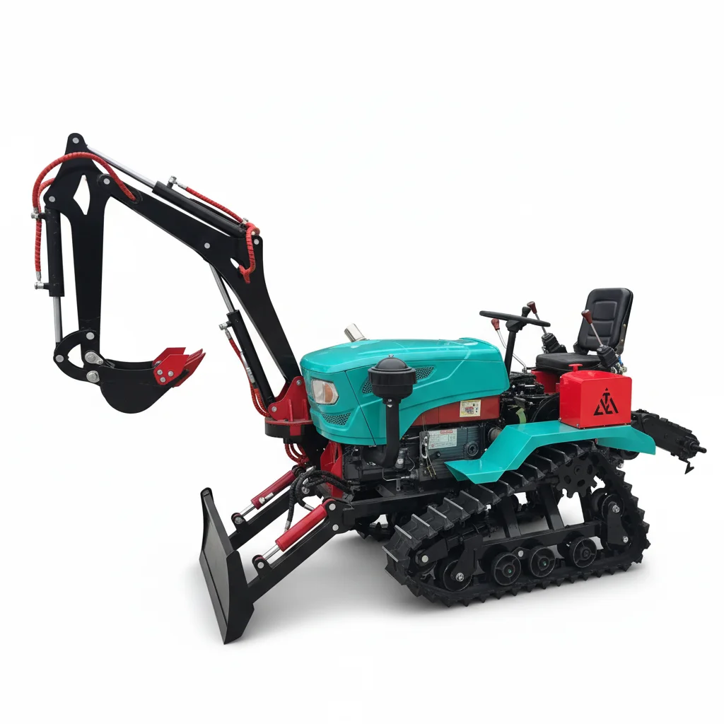 

Customize Compact Crawler Tractor 12HP 18HP 22HP Small Tracked Farm Tractor For Mountainous Area Use