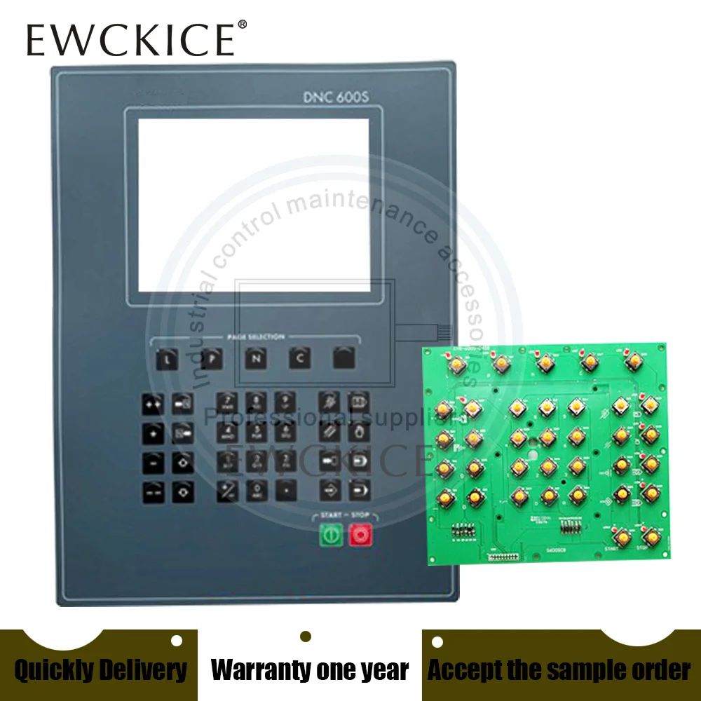NEW DNC600S HMI PLC Membrane Switch keypad keyboard PCB And Film Keypad