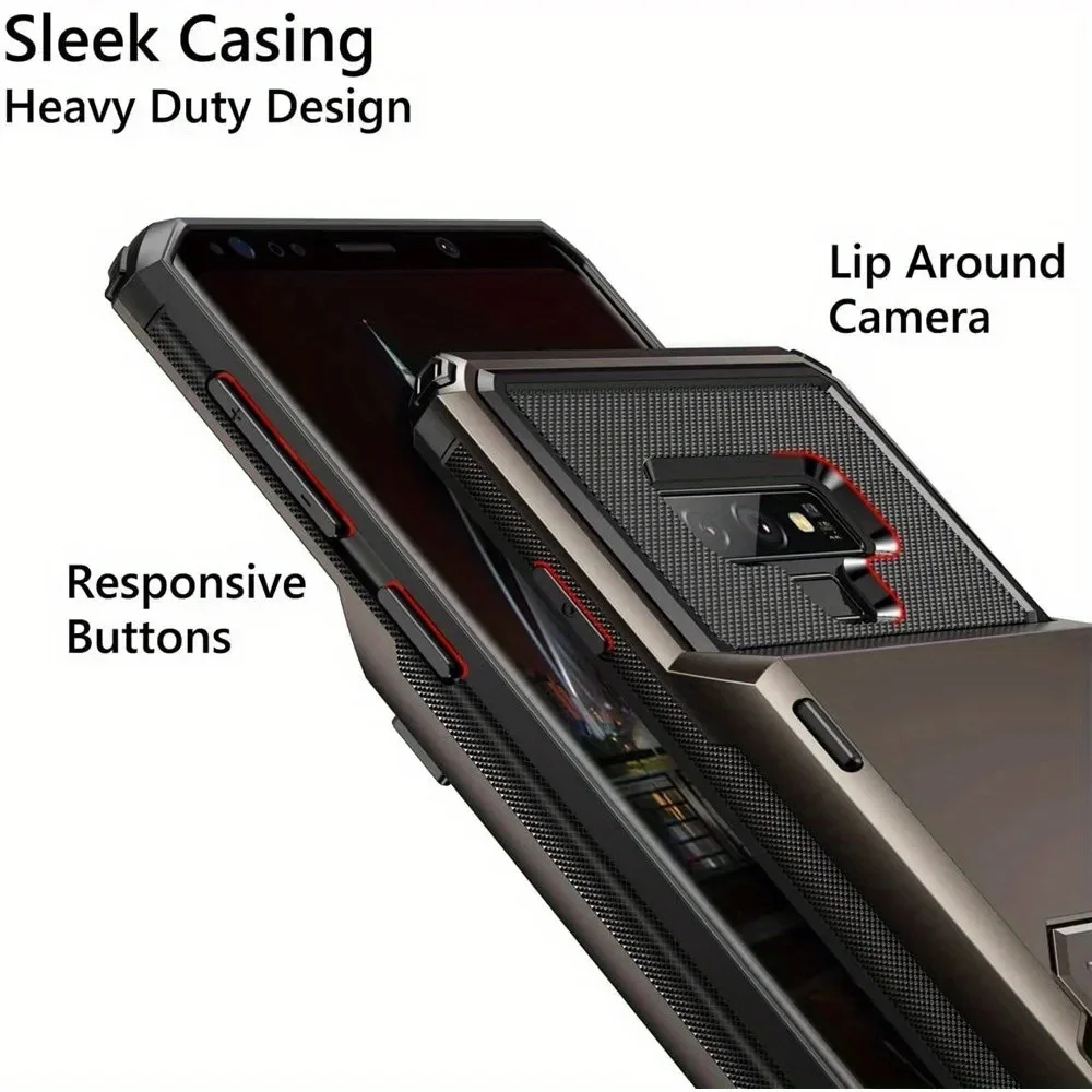For Samsung Galaxy Note 9 8 Wallet 4-Card Slots Credit Case For Galaxy Note9 SM-N960F Note8 N950 Case Funda Coque
