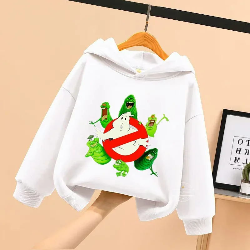 Ghostbusters Cartoon Anime Boys and Girls Hoodies Hoodies Hoodies Casual Fashion Sports 3-14 Years Old