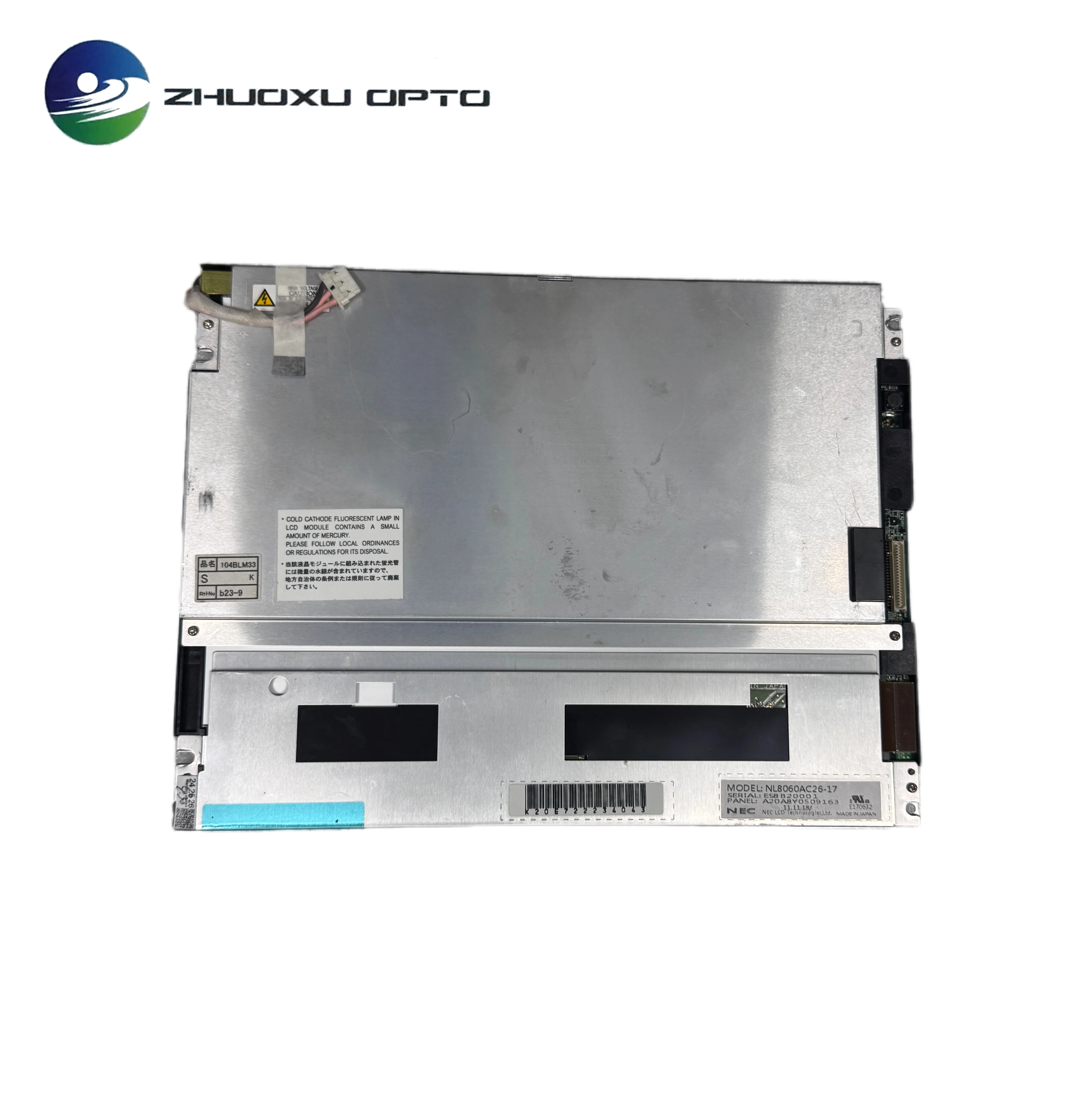NL8060BC26-17 104BLM33 For NEC Original A+ Quality 10.4 Inch LCD Display Screen Panel