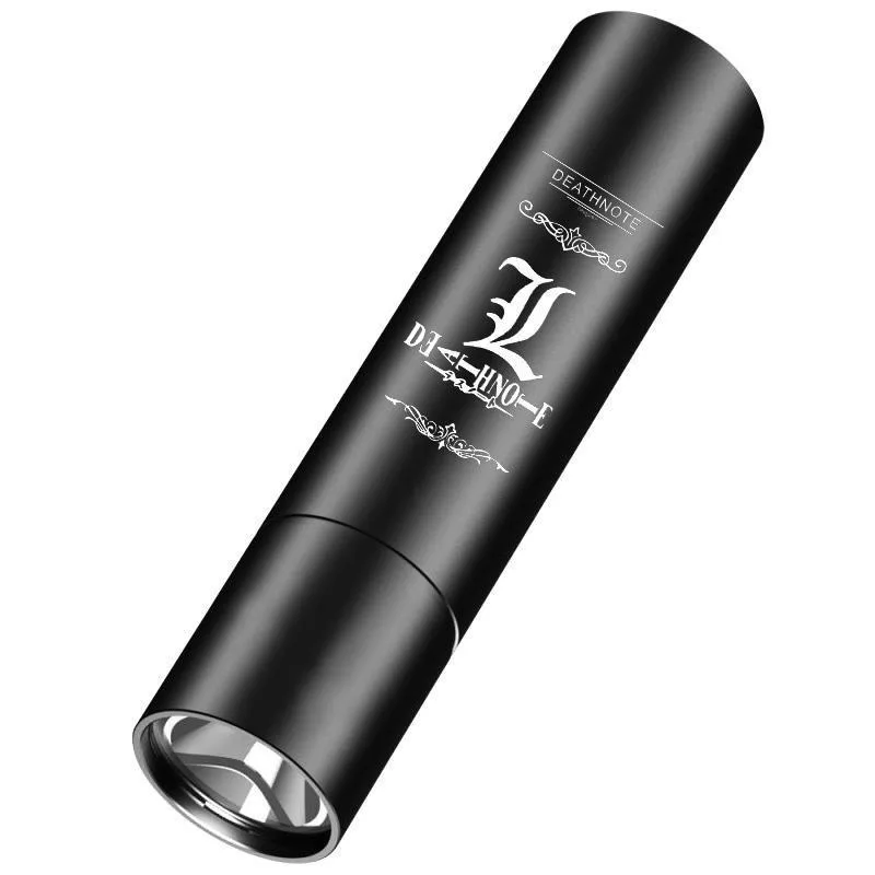 New Death Note Yagami Light MisaMisa  Anime Peripherals Cartoon Flashlights Exquisite and Convenient Night Bright Light Gifts