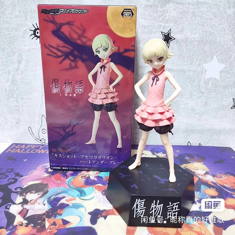 Экшн-фигурка Kissshot Acerolaorion с лезвием сердцебиения Bakemonogatari, аниме, модель милые фигурки, коробка с орнаментом, игрушки