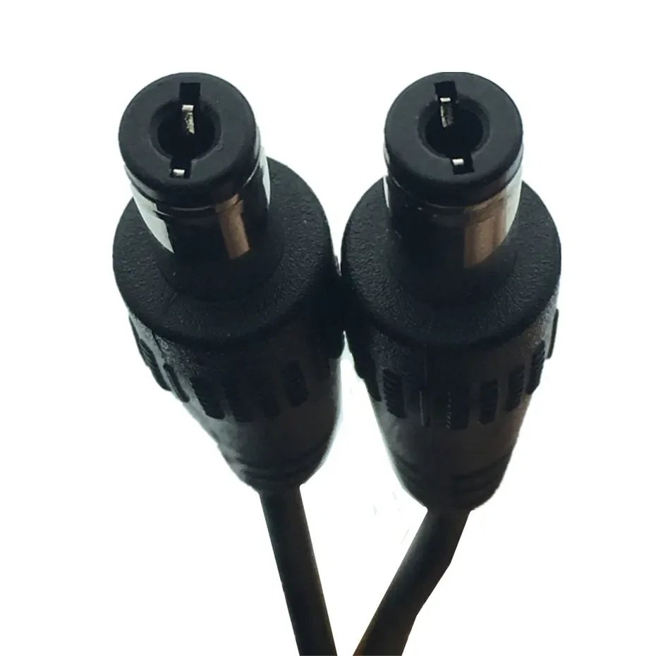 DC 5.5x2.1 Extension Power Cable Wire 0.35M Male To Male Connector 5.5*2.1 Cable 5.5*2.1 M/M Cord Black 35cm