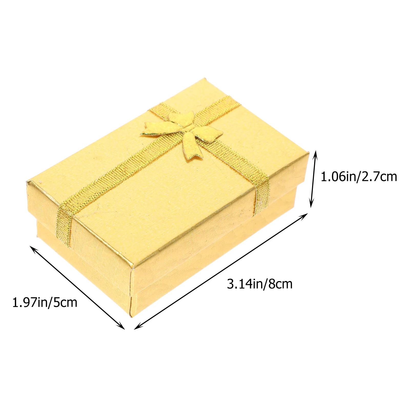 24Pcs Jewelry Packing Box Portable Ring Earrings Storage Case Necklace Chain Pendants Travel Organizer Necklace Packing Boxes